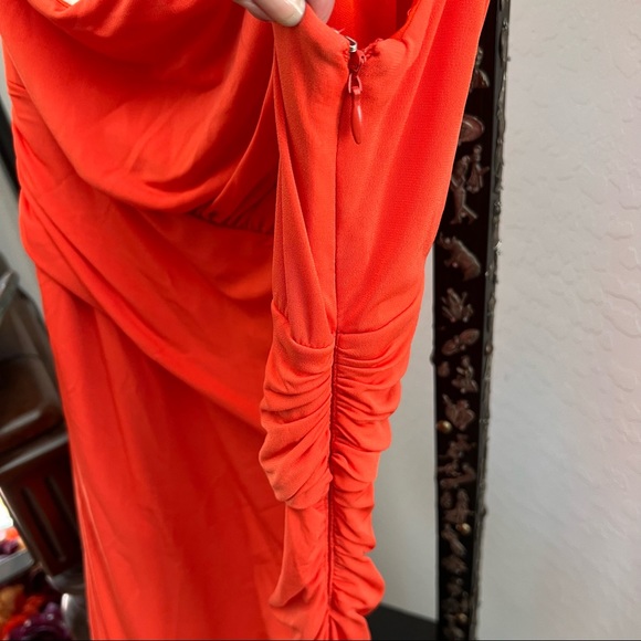 Boston Proper One Shoulder Ruched Dress - Picture 4 of 7